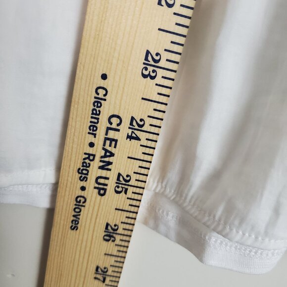 Anthropologie Dolan Top Small White Casual Popover Coastal Capsule Wardrobe - Picture 9 of 11